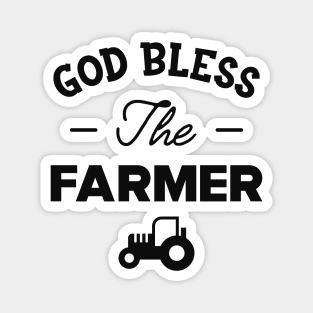 Farmer - God bless the farmer Magnet