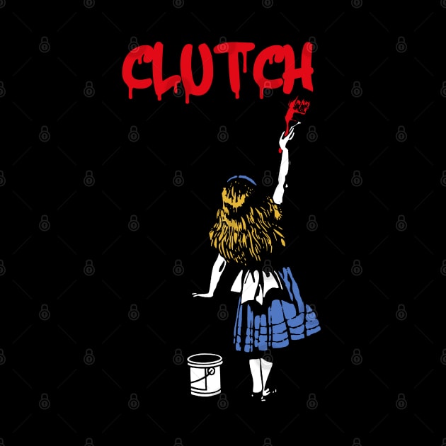 clutch and red girl by j and r