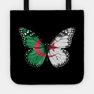 Algerian Flag  Butterfly - Gift for Algerian From Algeria Tote