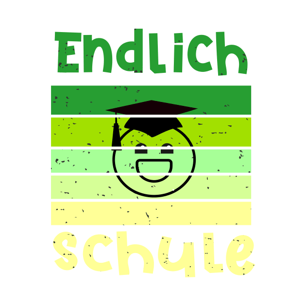 Endlich Schule Smile Emoji Schulbeginn T shirt by chilla09