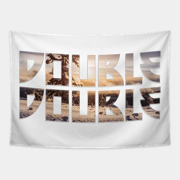 Double Double Tapestry by afternoontees