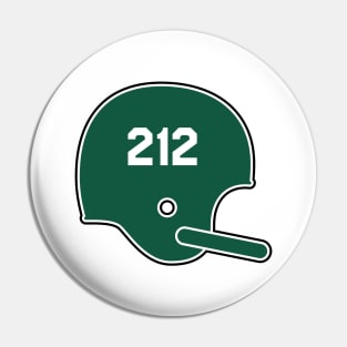 New York Jets 212 Helmet Pin