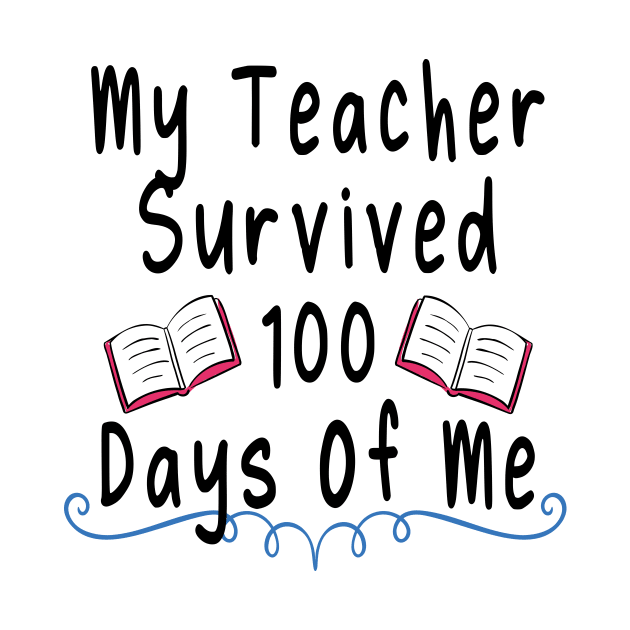 My Teacher Survived 100 Days Of Me / 100th Day of Virual School / 100 Days of School / Virtual Learning / Cute Gift for Boys and Girls / Students / Virual Teacher by First look