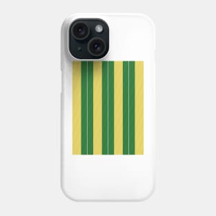 Newcastle United Away Yellow Green White Stripes 1988 - 90 Phone Case