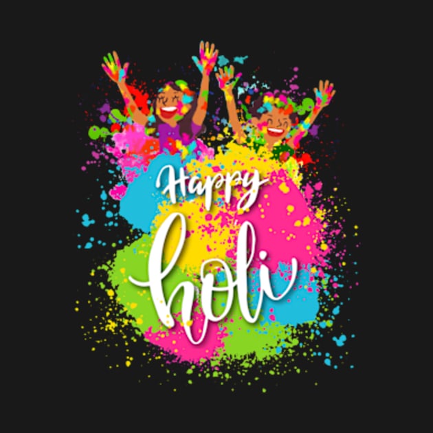 Happy Holi Blue 2024, Festival Hindu Of Spring, Indian Spring, Color India Hindu by CrosbyD