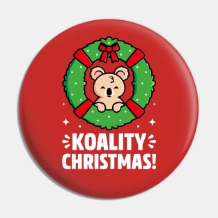 Hope You Have a Koality Christmas - Cute Koala Pun Pin