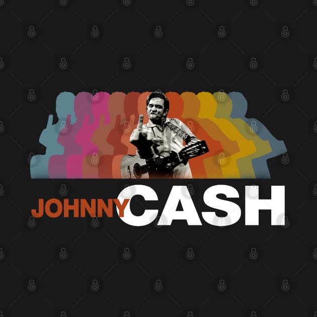 Retro Johnny Cash | Man in Black by WingkingLOve