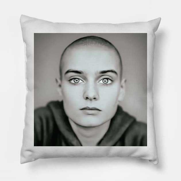 Sinead O'Connor Pillow by akastardust