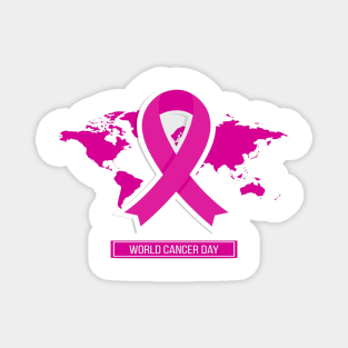 In October We Wear Pink Breast Cancer Awareness Survivor Magnet