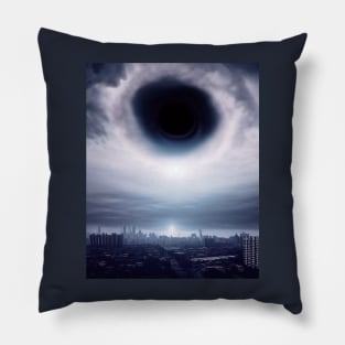 black hole in the city Pillow