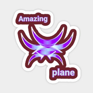 Amazing plane beautyful Art designs Magnet