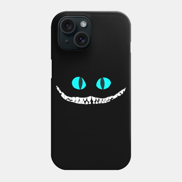 Alice in Wonderland Cheshire Cat Phone Case by OutlineArt