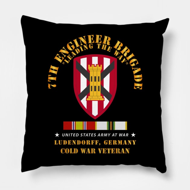 7th Engineer Bde - SSI - 1969 Ludendorff, Germany w COLD WAR SVC X 300 Pillow by twix123844