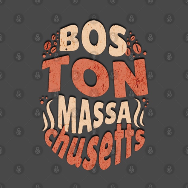 Boston Massachusetts by TeeText