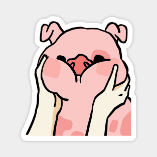 Cute Cartoon Piggy Soft Cheeks Magnet