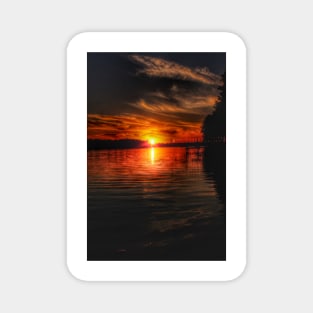 Lake Minocqua Sunset Magnet