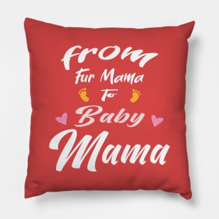 from Fur Mama to Baby Mama Pillow