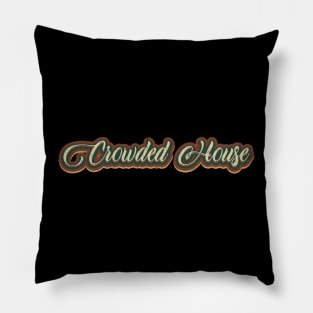 vintage tex Crowded House Pillow