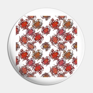 Australian Native Floral Print Pin