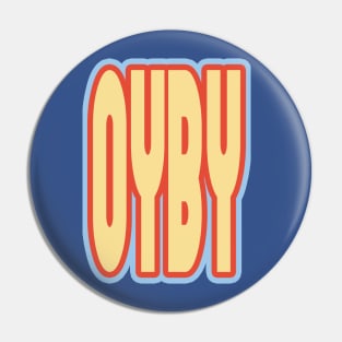 Long oyby Logo (Tagline Font) Pin