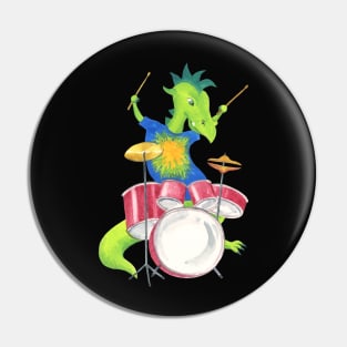 Dragon Band Drummer Pin