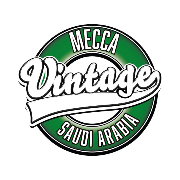 Mecca saudi arabia vintage logo by nickemporium1