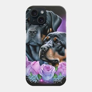 Rosey Rottweilers Phone Case