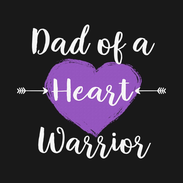 Dad Of a Heart Warrior Gastric Cancer Awareness Periwinkle Ribbon Warrior Support Survivor by celsaclaudio506