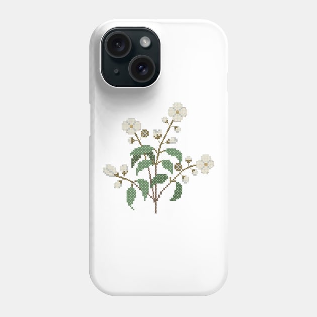 Idaho State Flower Syringa Phone Case by inotyler