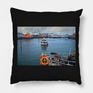 Kirkwall Harbour, Orkney Islands Pillow