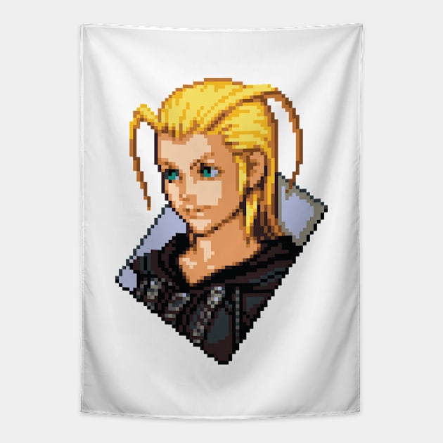 Organization XIII Larxene Pixel Art Tapestry by inotyler