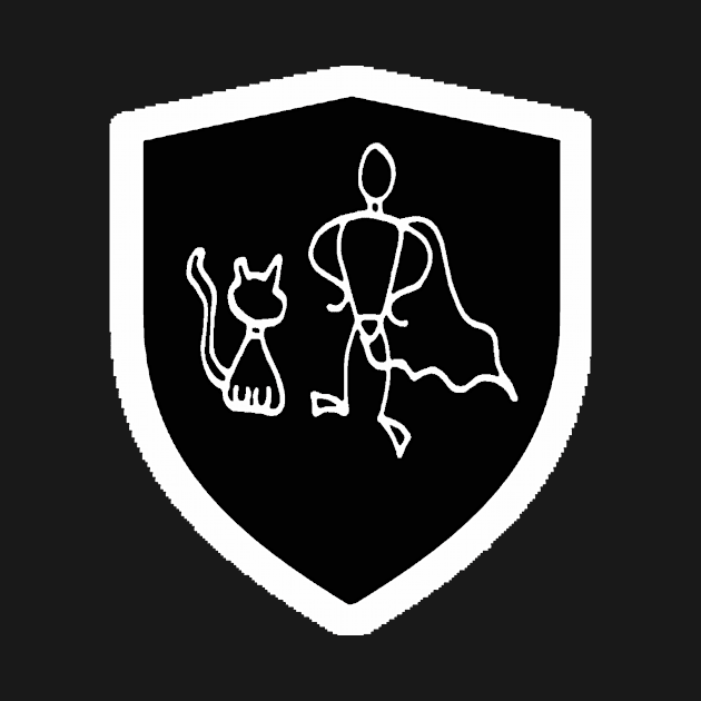 Black/White Cat Hero Shield by BradyRain