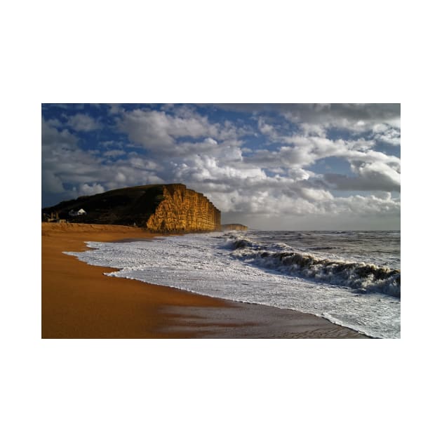 Stormy day at West Bay by galpinimages