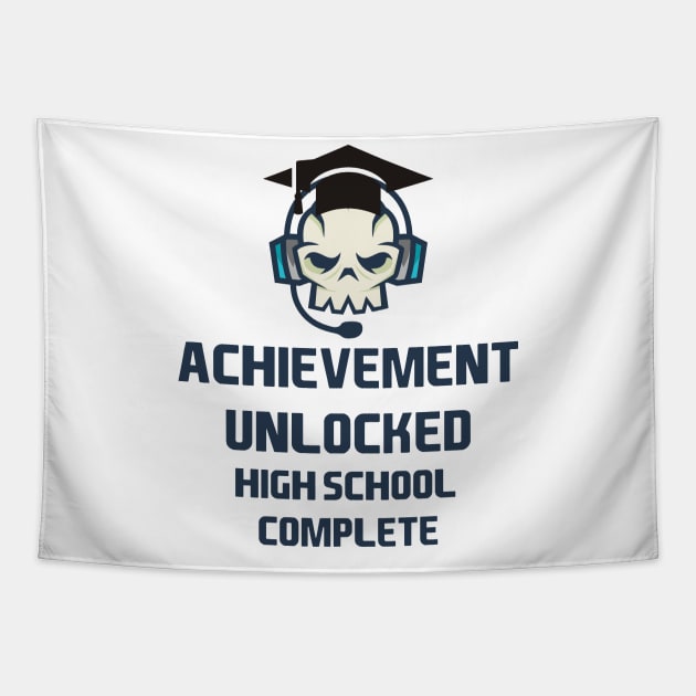 2019 High School Graduation Gamer Gift Shirt Tapestry by islander