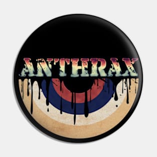 Melted Vinyl - Anthrax Pin