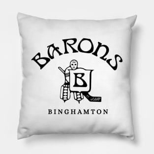 Defunct Binghamton Barons Hockey 1976 Pillow