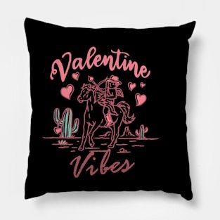 Groovy Checkered Valentine Vibes Valentines Day Girls Womens Pillow