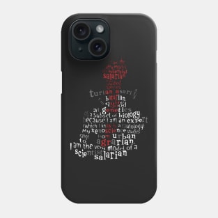 Scientist Salarian (bordered version) Phone Case