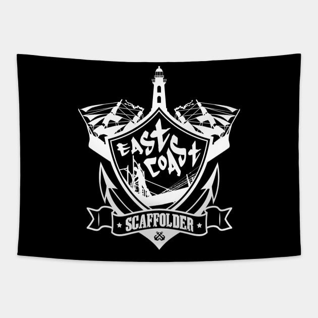 East Coast Scaffolder Tapestry by Scaffoldmob