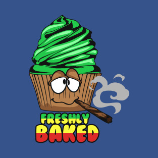 FRESHLY BAKED CANNABIS MARIJUANA 420 CUPCAKE T-Shirt