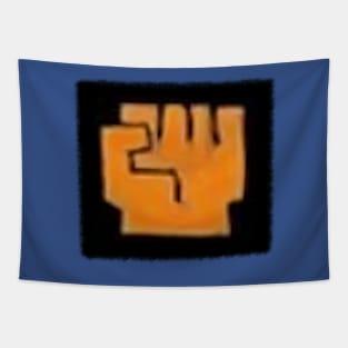 Orky Boss Fist Glyph Tapestry