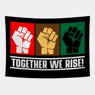 Black lives matters - together we rise Tapestry