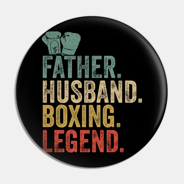 Boxing dad retro vintage fathers day gift Pin by Moe99