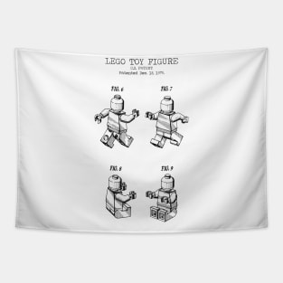 LEGO MAN patent Tapestry