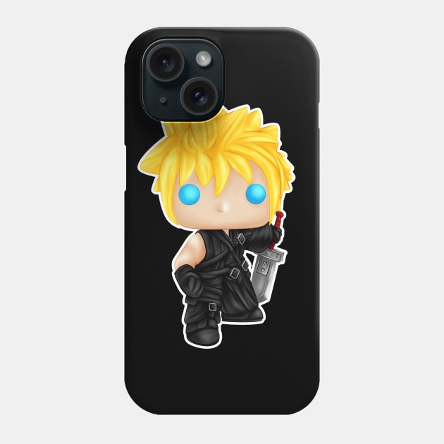 Cloud Strife Phone Case by DreamsOfPop