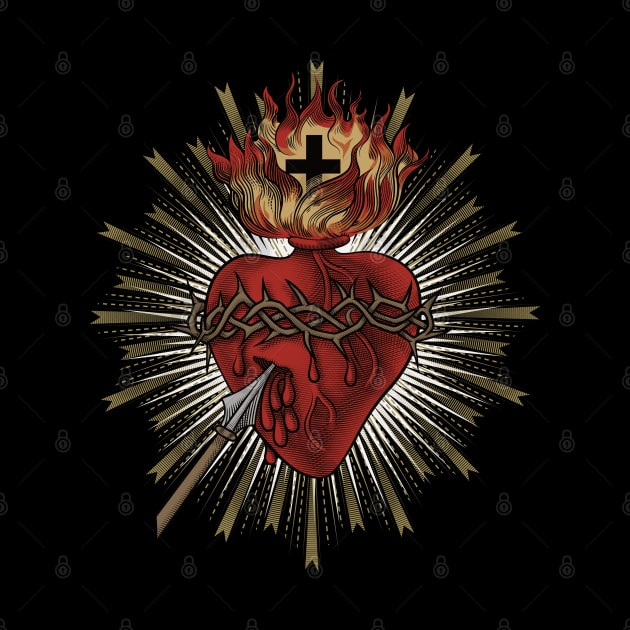 Sacred Heart of Jesus Christ by Beltschazar