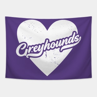 Vintage Greyhounds School Spirit // High School Football Mascot // Go Greyhounds Tapestry