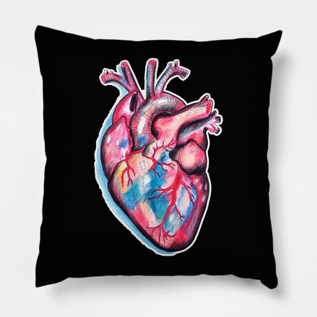 Anatomic heart Pillow by Brandy Devoid special edition collecion