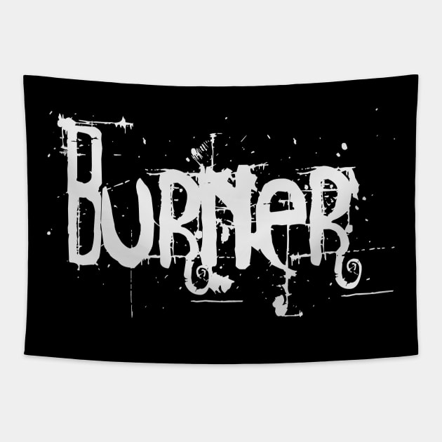 metal Burner Tapestry by Alfabeth Kids