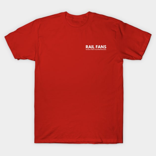 Rail Fans Canada Small Logo T-Shirt